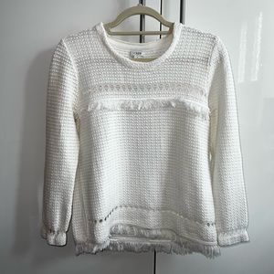 J Crew Mercantile White Sweater